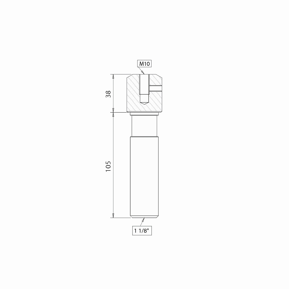 Adattatore Filettato 5/8″ Femmina A 1/4″ Maschio Per Microfono E Treppiede – Alluminio, Solido E Durevole